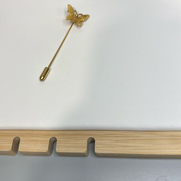 Gold Tone Dainty Brooch Stick Pin Set Lot - Picture 2 of 7